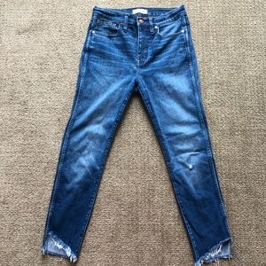 Madewell 10” high-rise skinny 28